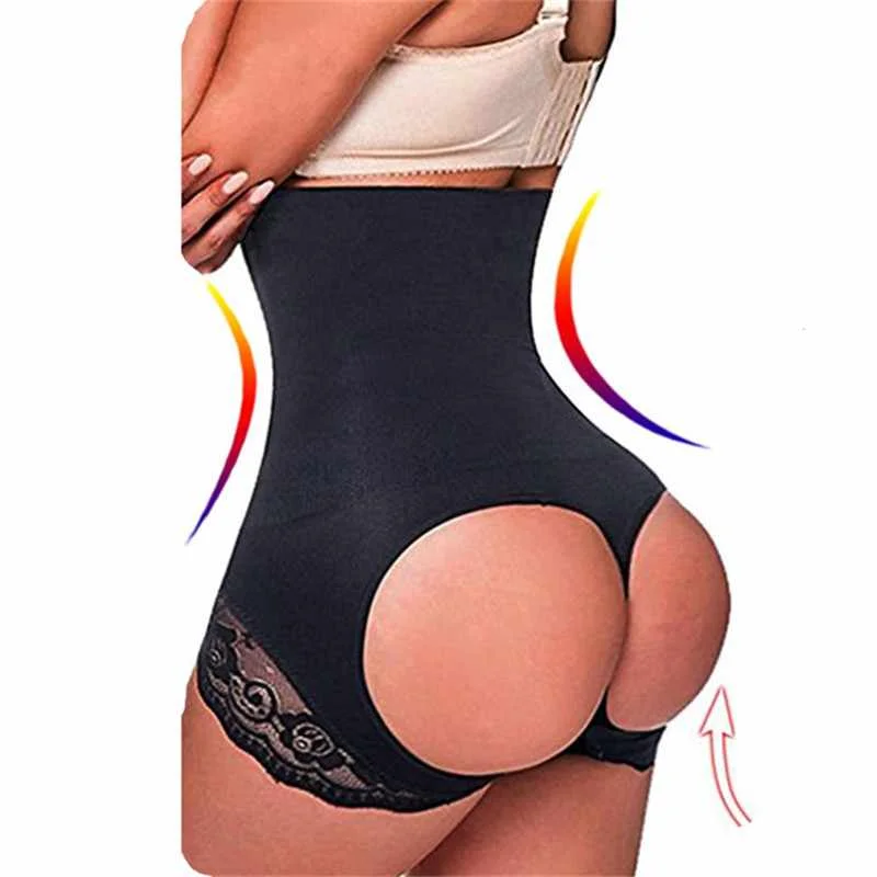 Plus size Waist Trainer Body Shaper Hollow Out Tummy High Waist Butt Lifter Women Firm Shorts Shapewear Plus Size large 4XL 3XXL