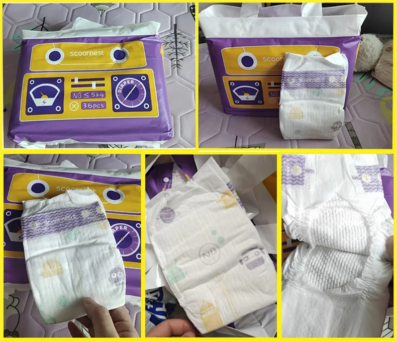 Wholesale disposable various styles of premium pampering baby diaper and various printed baby pullups pants