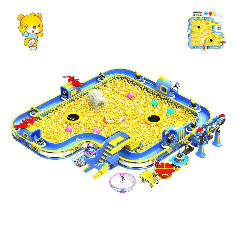 Outdoor Public Playground Equipment Educational Fiberglass Electric Boat Drifting Water Channel & Water Play Table for Amusement