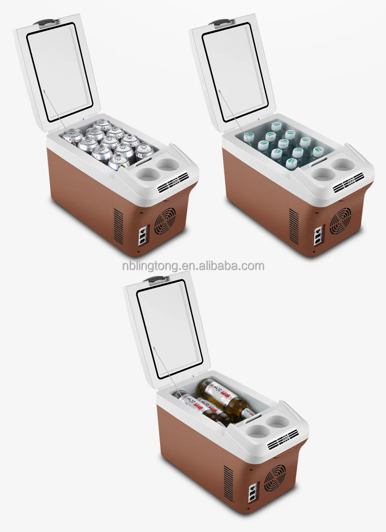 Big Capacity 15L Household Outdoor Refrigerator Portable Car Freezer Mini Fridge Small Fridge for Cold Drink