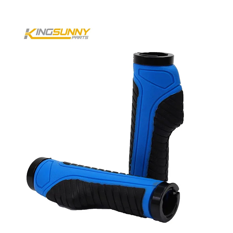 Bicycle Handlebar Grip Silicone Rubber Handlebar Cover Ebike Spare Parts Repair Anti-Skid Damping Rubber Grips