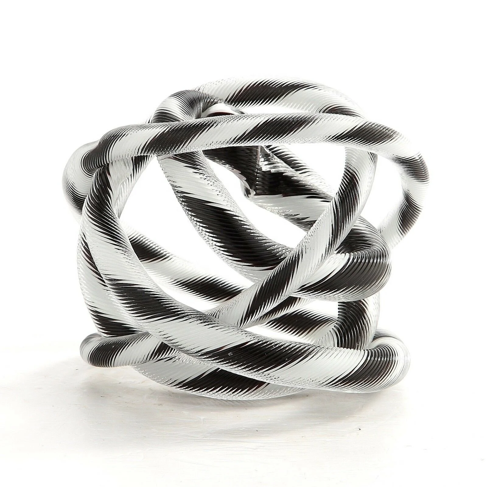 Custom Modern Art Crystal Glass Ornament for Wholesale High Quality Handmade Decorative Craft Glass Knot with Unique Design