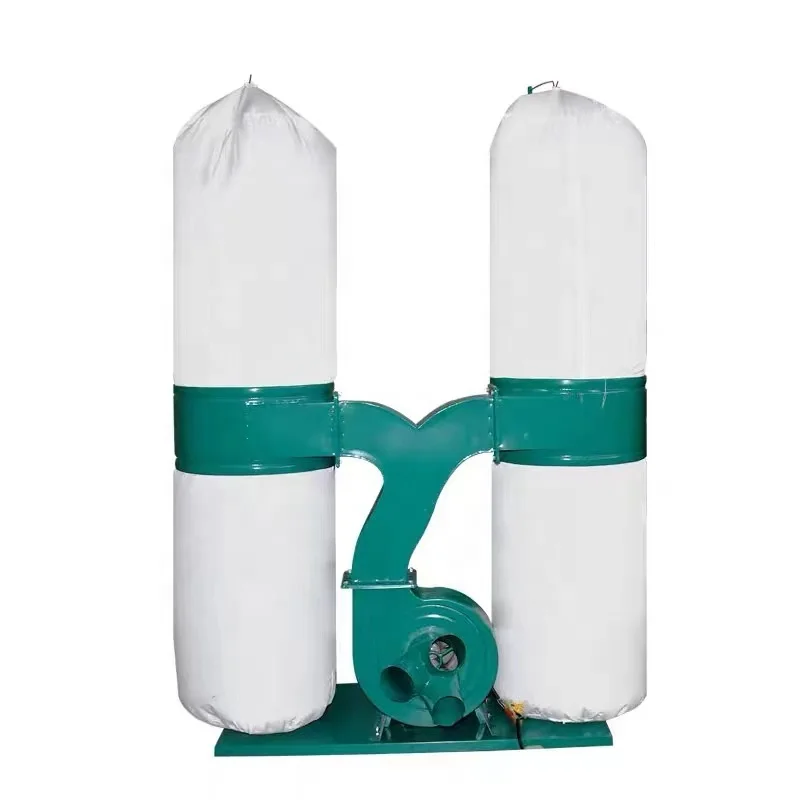 SINO STAHL MF9022B 2.2kw 380v double bag dindustrial dust collector cyclone dust collector machine for woodworking