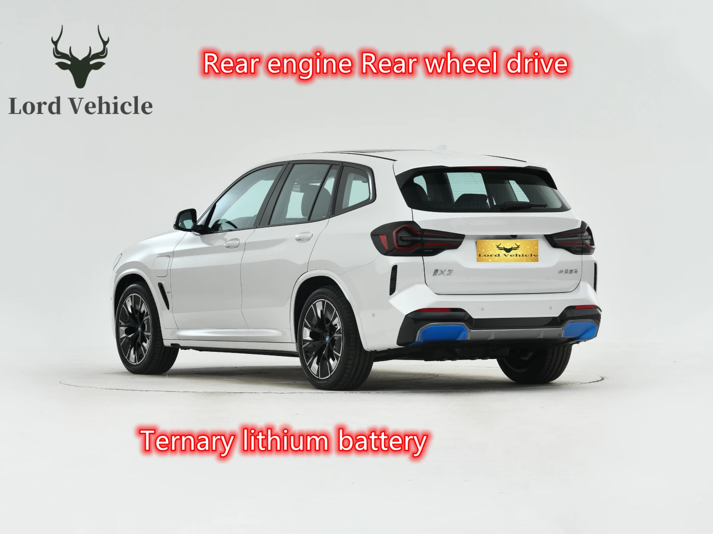 Good quality new energy ev China hot sale long range large space SUV 2022 electric vehicle BMWW IX3 with fast charging