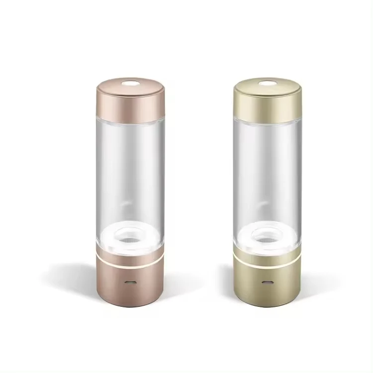 Rechargeable Portable Glass Hydrogen Water Bottle Alkaline Water Bottle Water To Hydrogen Glass Hydrogen Bottle