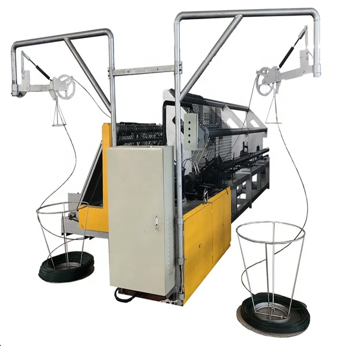 manual operated chain link fence  making machine