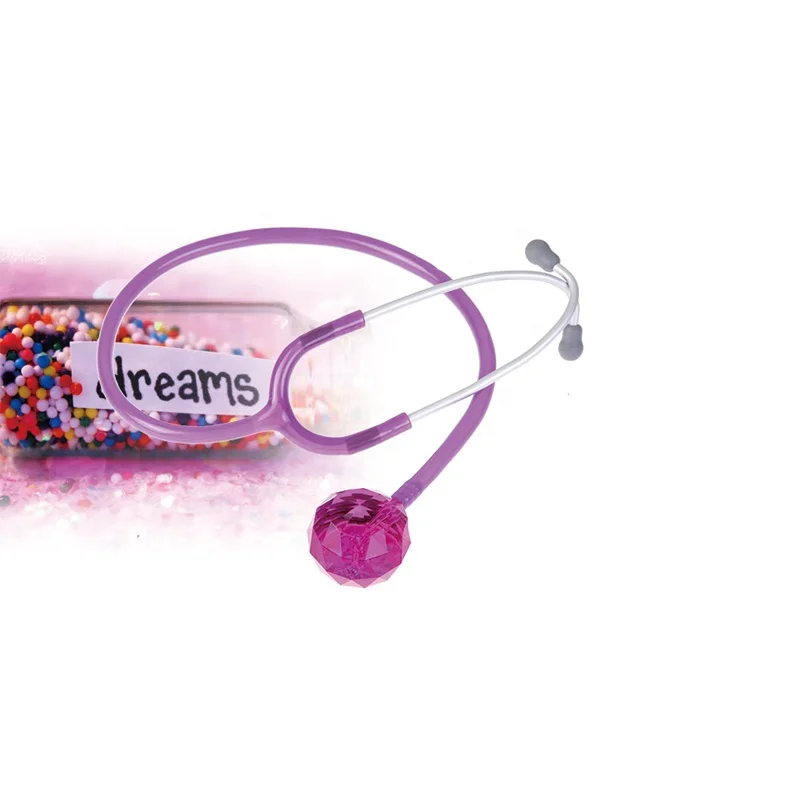 Детская больница, Медицинский Педиатрический прекордиальный кристаллический прозрачный зеленый стетоскоп для детей