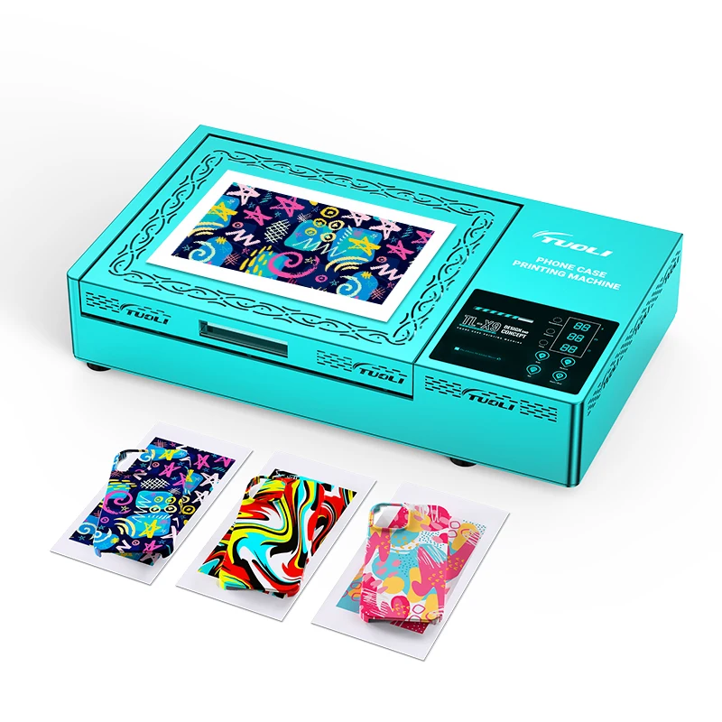 TuoLi Factory DIY Back Cover Making Machine Custom Mobile Phone Case Blank 3D Sublimation Printer for Mobile Store
