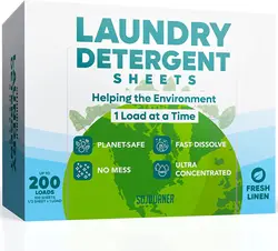 Eco-friendly Biodegradable Pure Natural Plant Laundry Detergent Sheet Strips