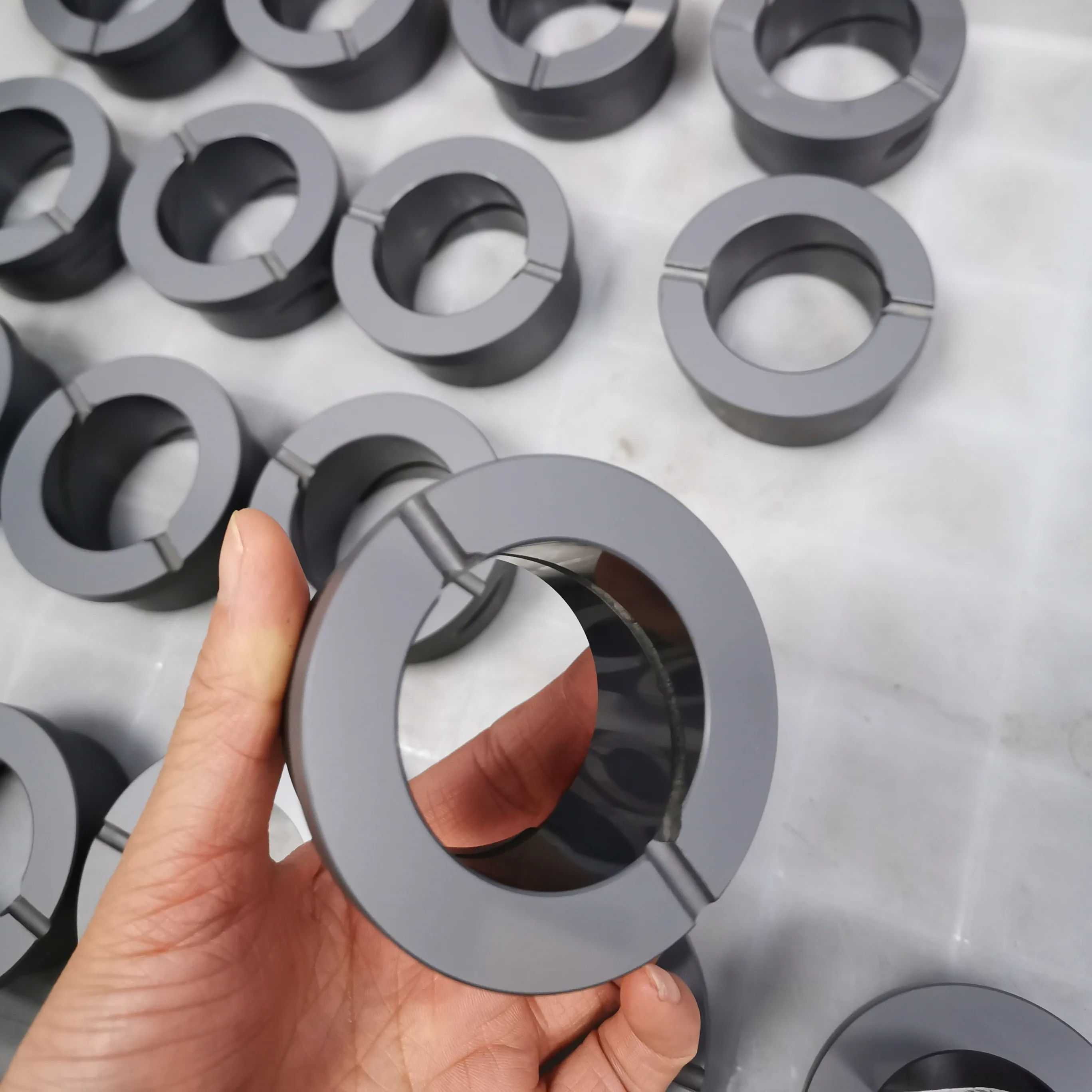 Non-standard bearing shaft SSIC/RBSIC tube/bushing/sleeve for engineering machinery