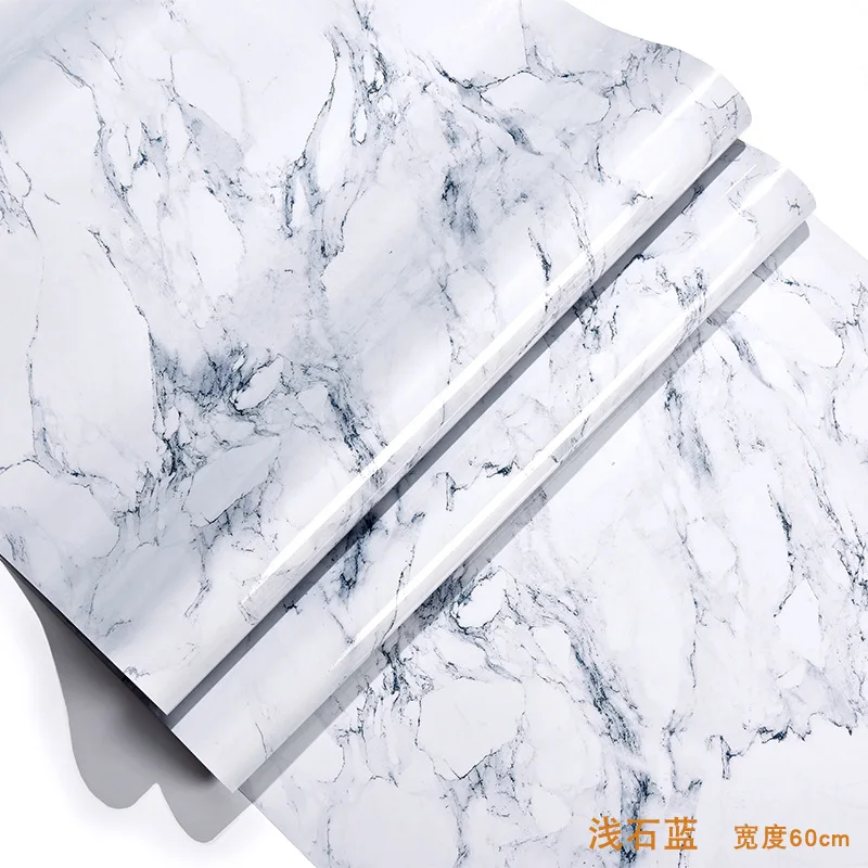 Wholesale OEM Furniture Self Adhesive Removable Cover Surfaces Marble Granite Paper Peel Wallpaper