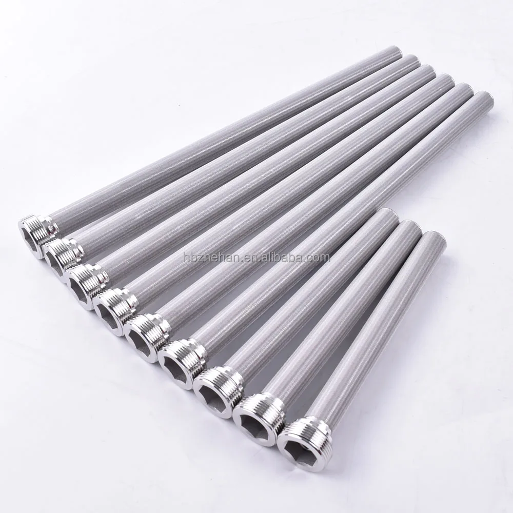 stainless steel cartridge filter element 0.2 micron high pressure titanium sintered filter element hebei water filter element