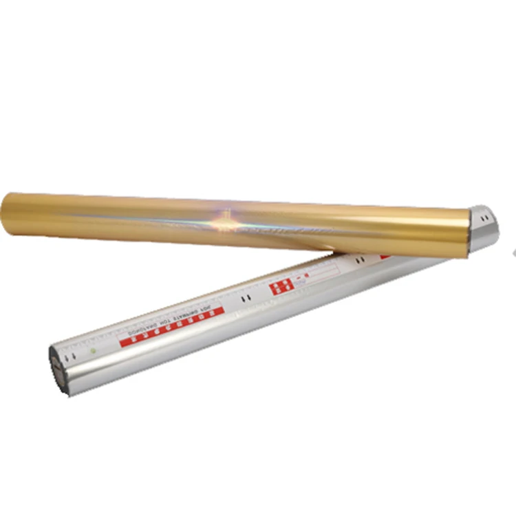 Silver Aluminum Foil Paper Packaging Hologram Hot Stamping Foil for fishing lures