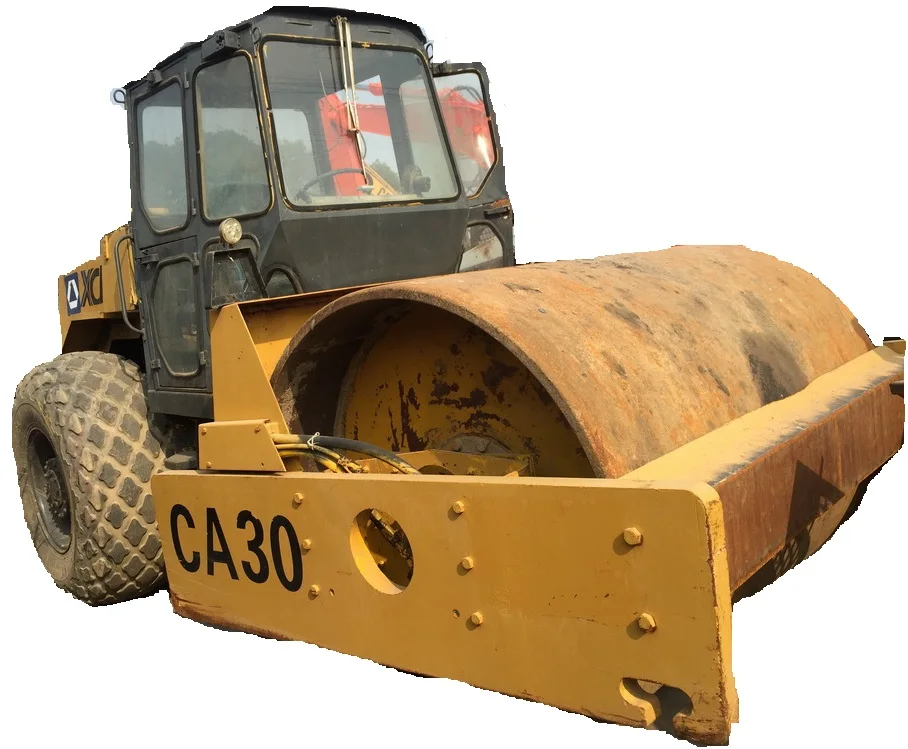 Used Dynapac CA30D CA30PD 10 ton Sheep Foot Vibratory Road Compactor For Sale