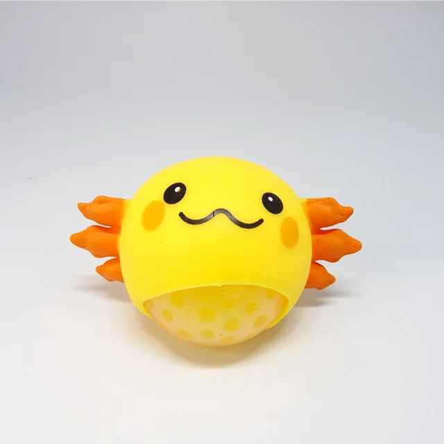 Custom Animal Salamander Squishy Colorful Stress Reliever Tpr Ball Stretch Toy Squeeze Toy