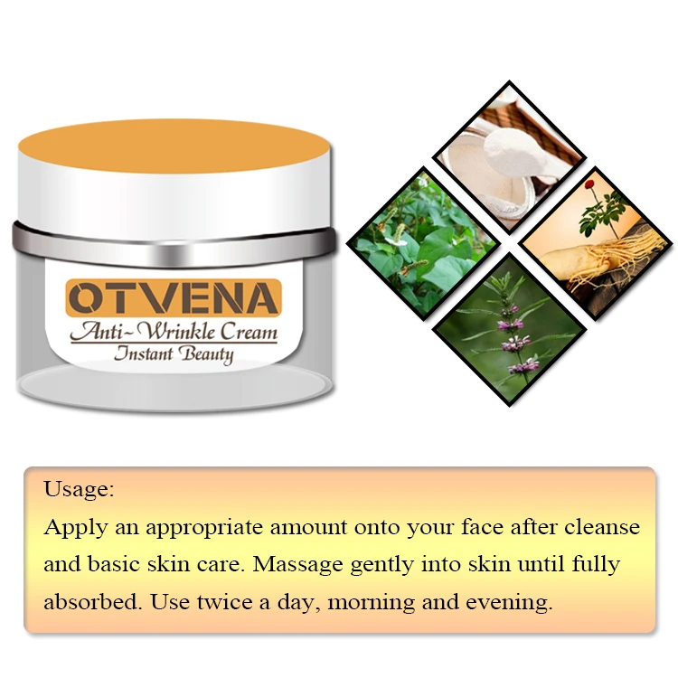Dropshipping no logo cruelty free skin care anti aging wrinkle removal cream from japan