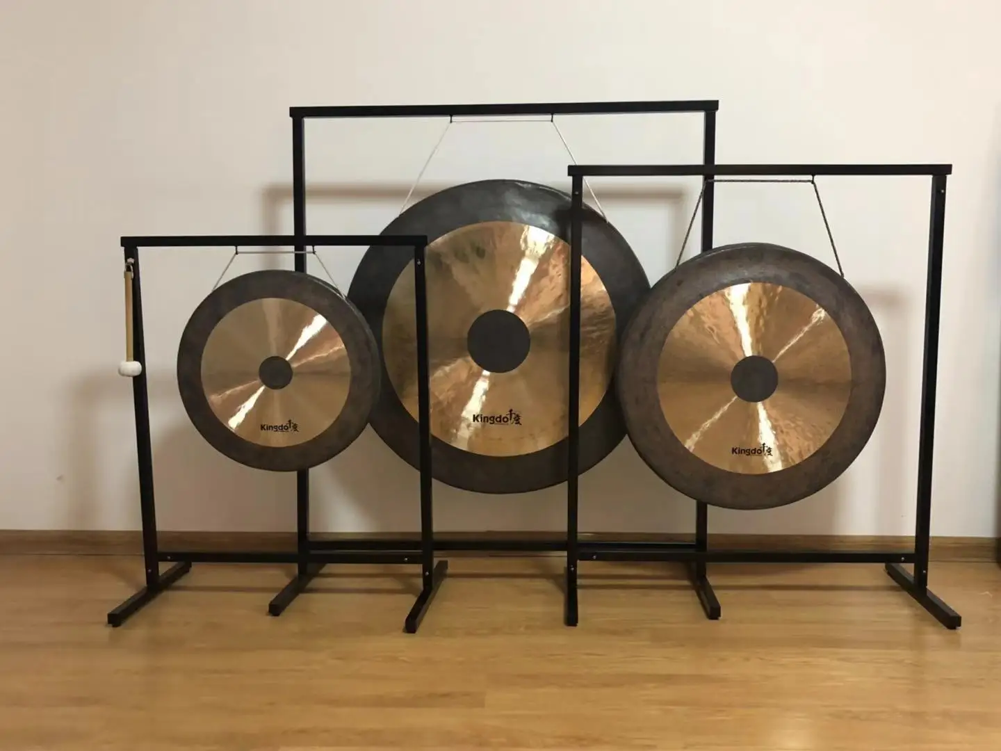 Kingdo Bronze Hand Made Gong 16~48 inch Chau Gong for Music Therapy Percussion Instruments
