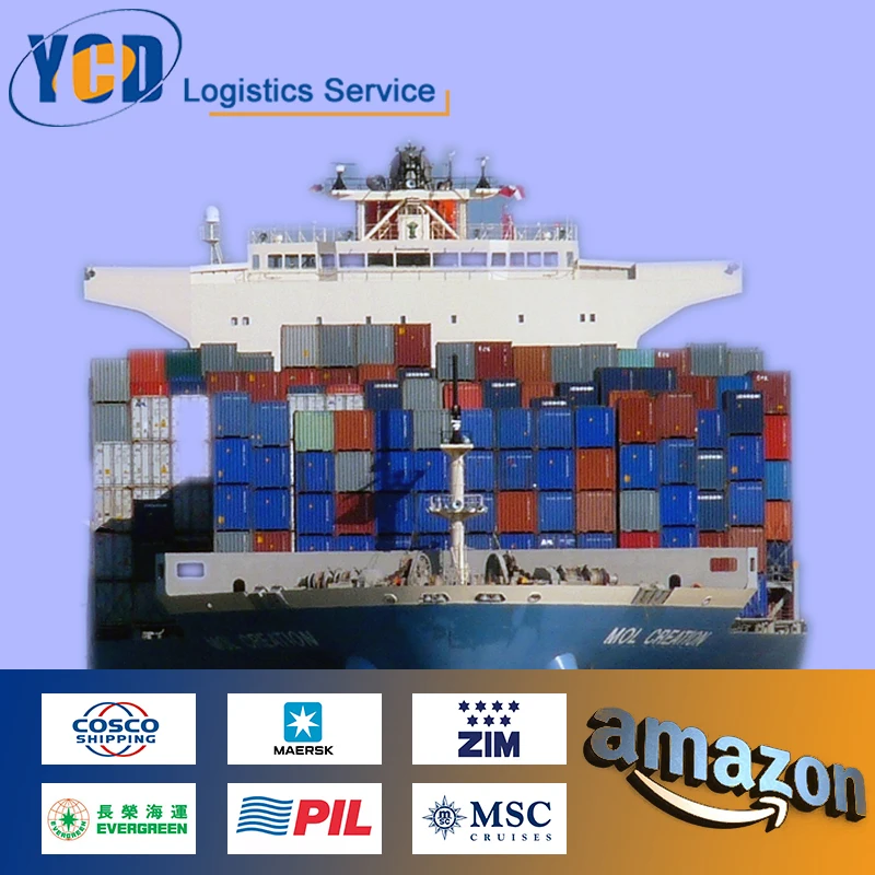 Shenzhen fushan yiwu tianjin freight forwarder fcl sea shipping to amazon cheapest cost ship to FBA USA by ocean