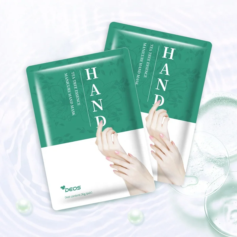 Customized firming anti-wrinkle wholesale OEM tea tree manicure hand mask factory cheap hand mask