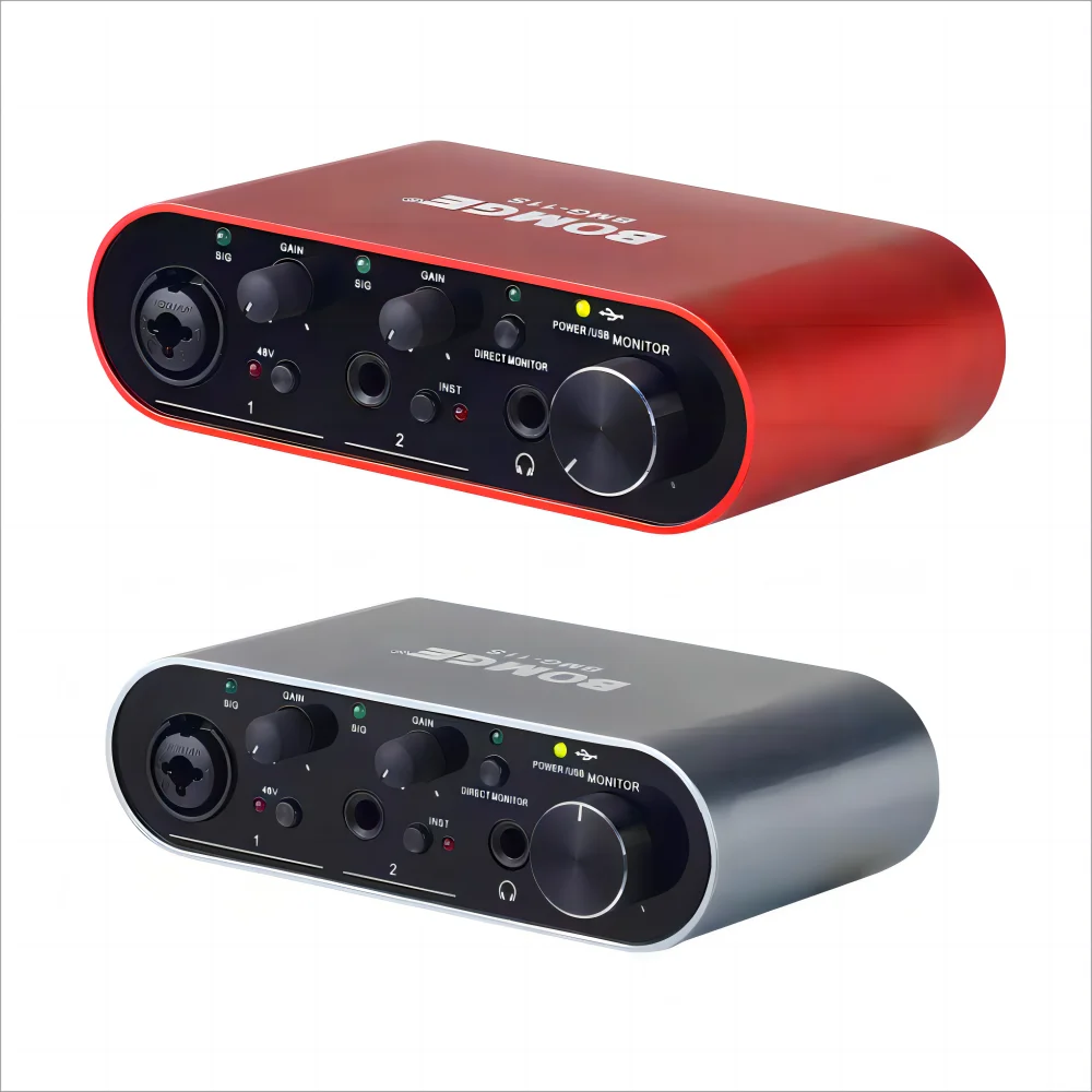 DM-11S Live Stream Audio Mixer With Recording Interface Used For Karaoke Songs