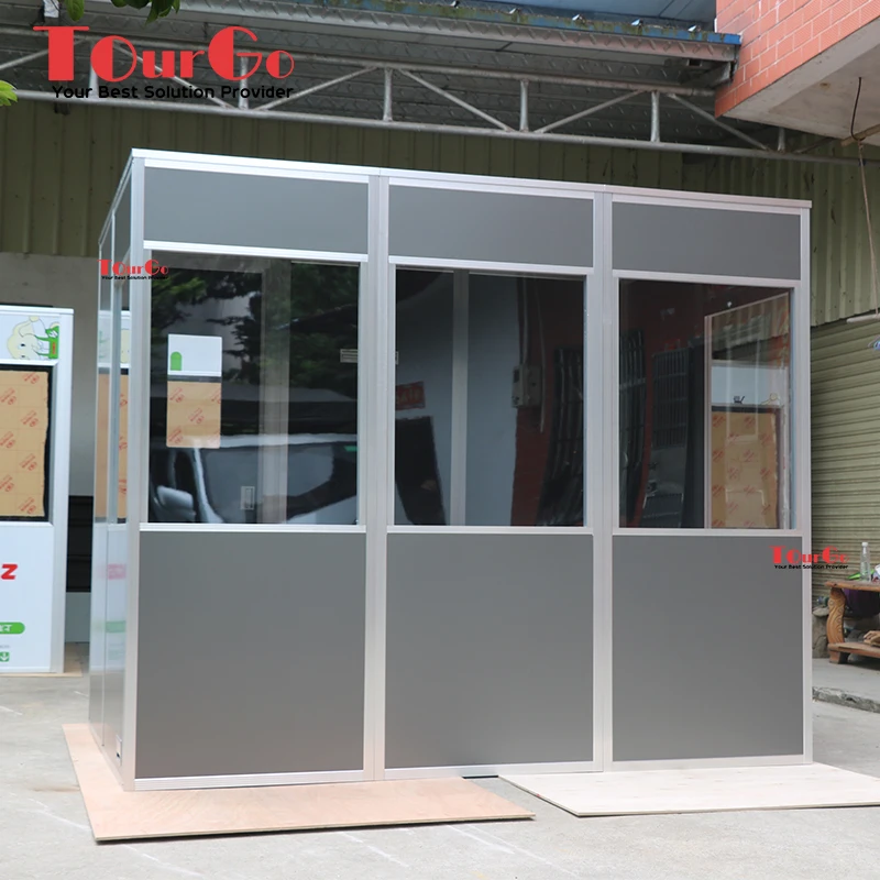 TourGo Portable Simultaneous Interpretation Cabin For Three Person Translation Booth