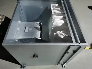 15000cfm Large air volume square mouth smooth air and low noise contain filter One-way flow HVAC HRV