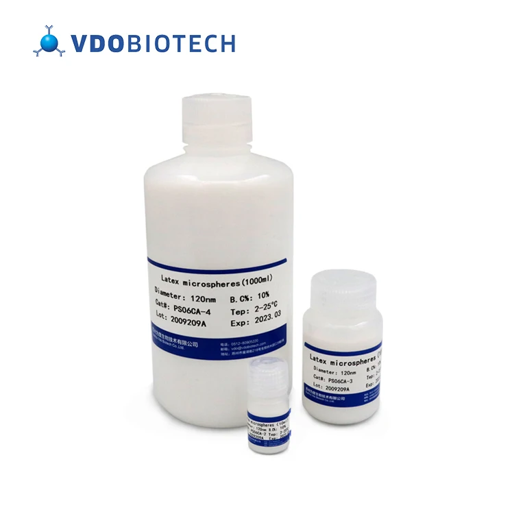 10mL 100nm Latex-Enhanced Immunoturbidimetry Test Polystyrene Microspheres Carboxyl Microspheres