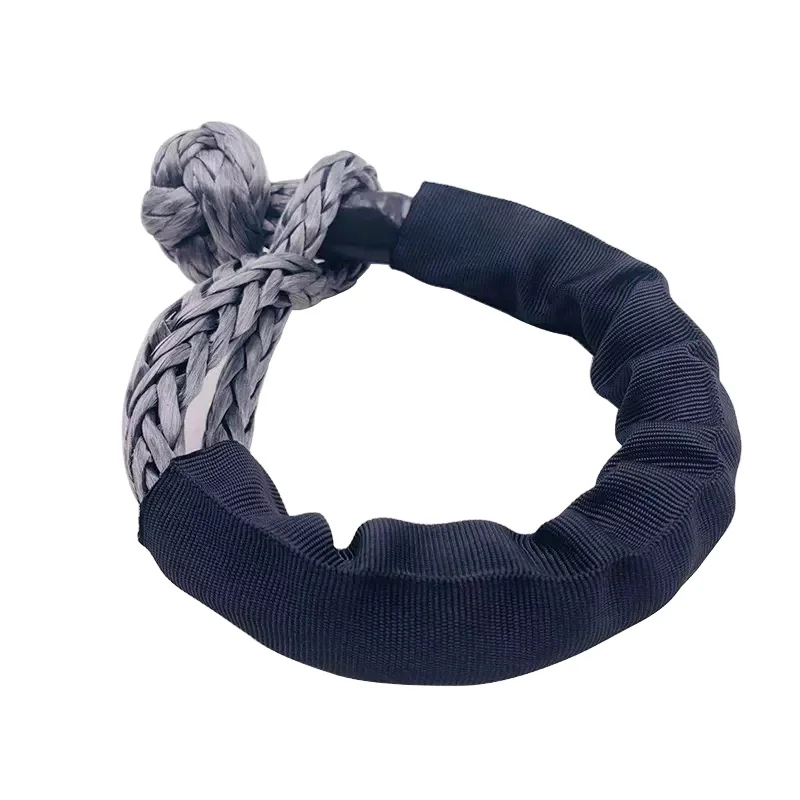 Soft Shackle Recovery Rope Breaking Strength Winch Snatch Block Towing Ring Used For Trailer Made in JINGCHENG Factory
