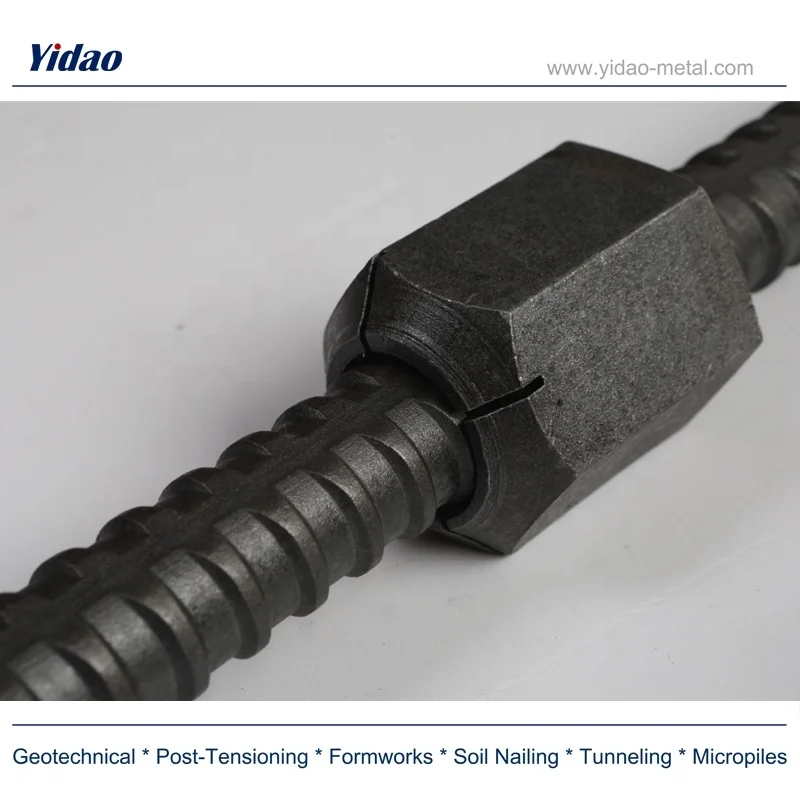 Gr500/550 thread Bar and Strand Anchors as ground anchor for Excavations