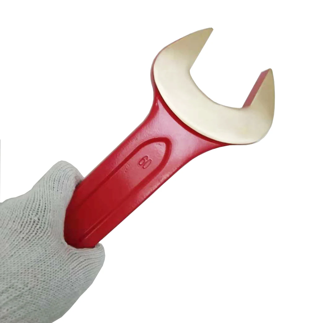 Non spark manufacturer slogging open end spanner