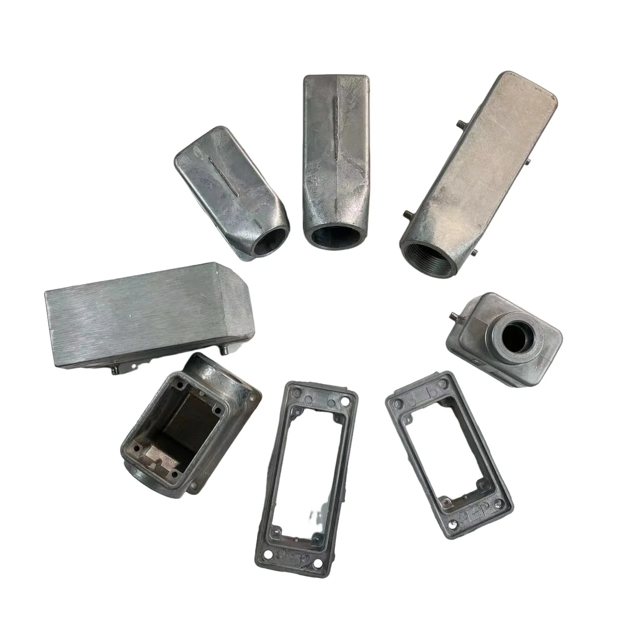 Custom High Pressure Magnesium Die Casting Zinc Aluminum Alloy Die Casting Heavy Duty Aviation Plugs Casting Service