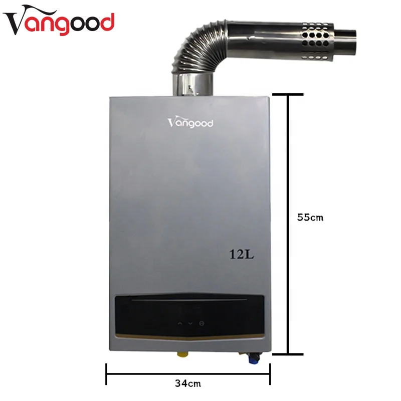 Water Heater Smart Thermostat Balanced Exhaust Gas Water Heater With Double Pipe