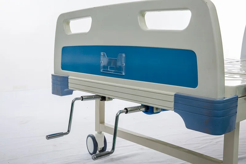 Wholesale ABS Medical Equipment 2 crank Function Hemiplegic Disabled Patients Manual Hospital Nursing Bed