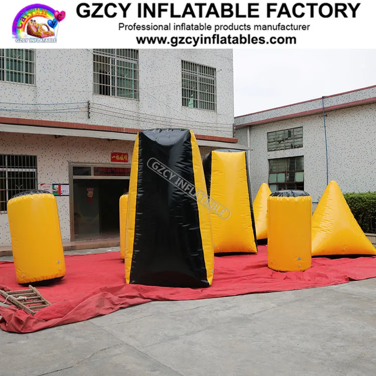 inflatable paintballgun paintball inflatable paintball field on hot sale