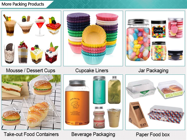 Wholesale disposable transparent cake container jelly pudding dessert mousse Plastic Dessert cups