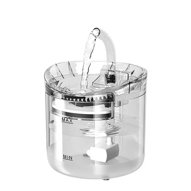 
eco friendly PC mute USB charger electric deep clean water automatic cat drinking water fountain 