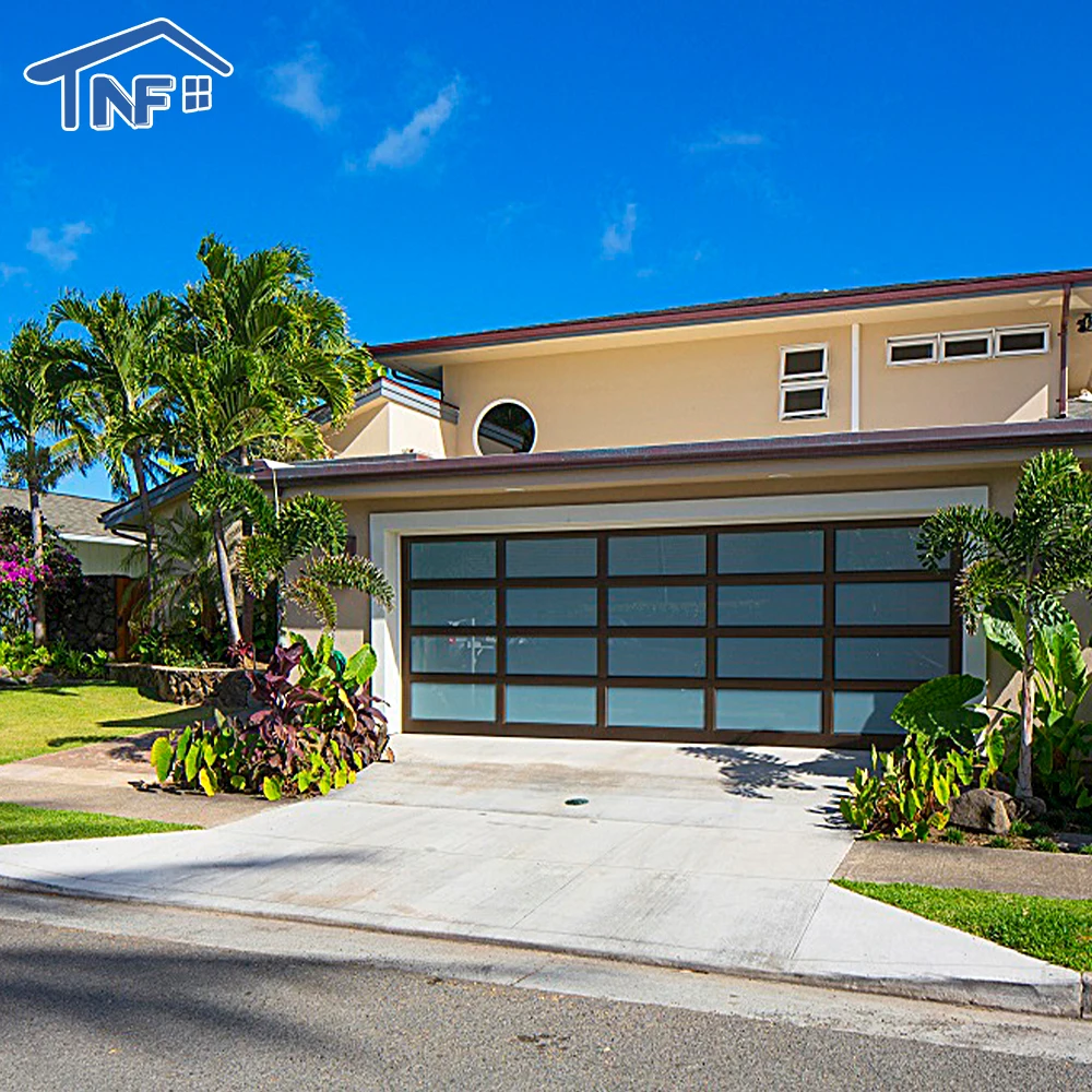 Smart App Control Automatic Vertical Bi Folding Doors Auto Bi Fold Doors Electric Bi-fold Exterior Garage Doors