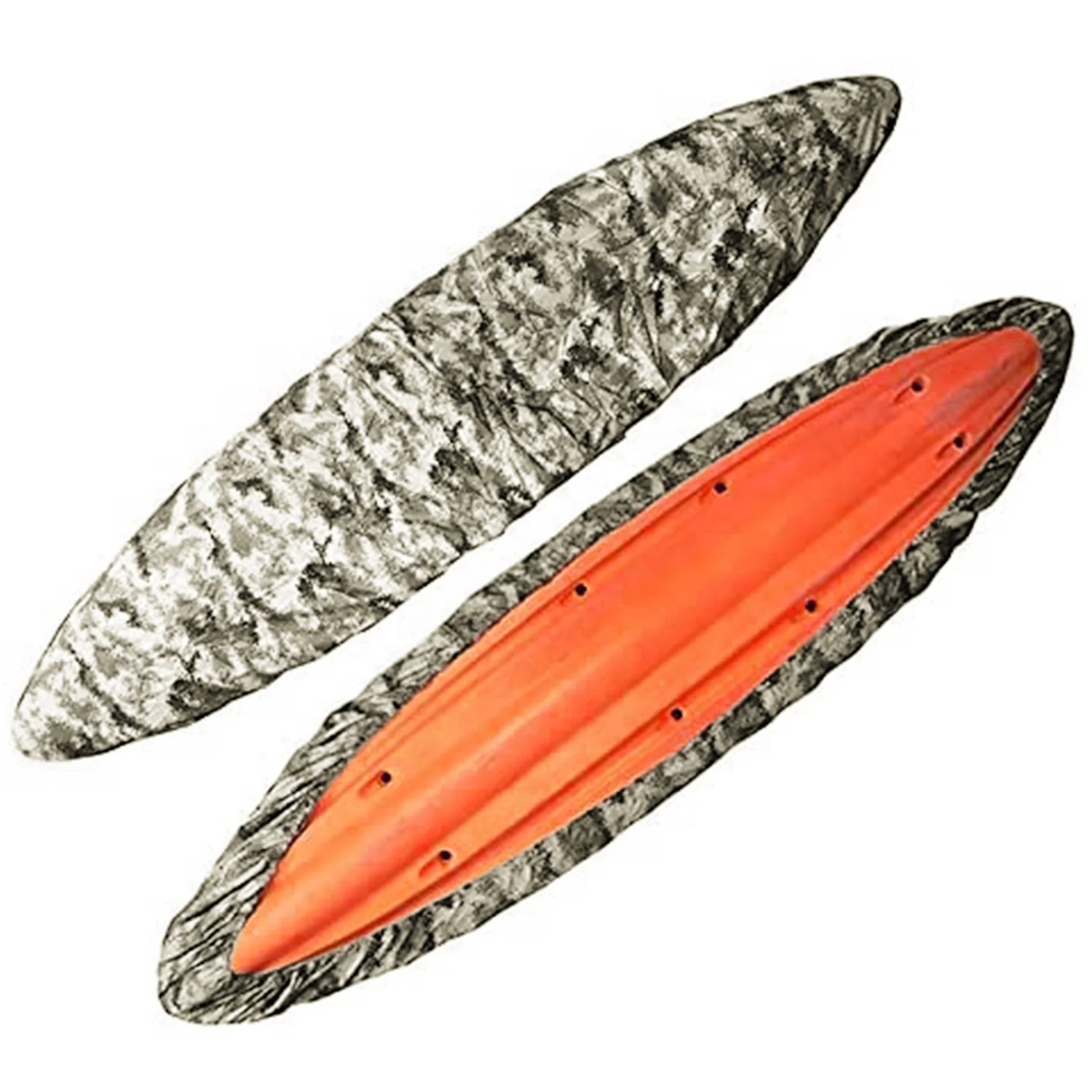 Factory direct custom colorful waterproof canoe protection cover kayak cover