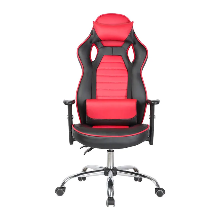 
 Новинка 2021, кожаное красное офисное кресло, регулируемое гоночное игровое компьютерное кресло  