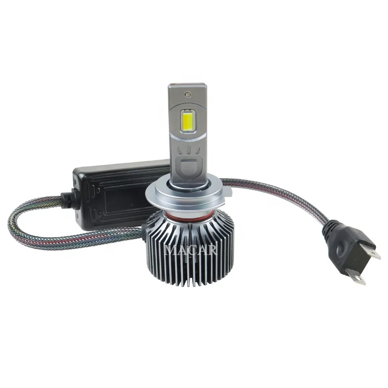 MACAR Car Light Bulb Canbus Auto Accessories H4 H11 Led H7 Csp 3570 H11 Dual Color Led Headlight 3 Color