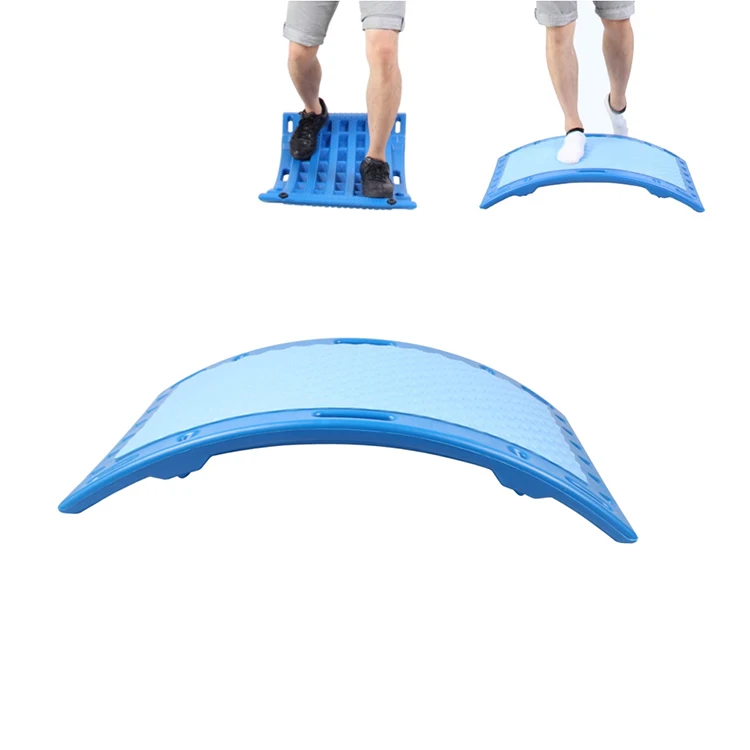 HDPE Gym Fitness Cardio Platform Arc Shape Arch Sit Up Power Bench Aerobic Step Board