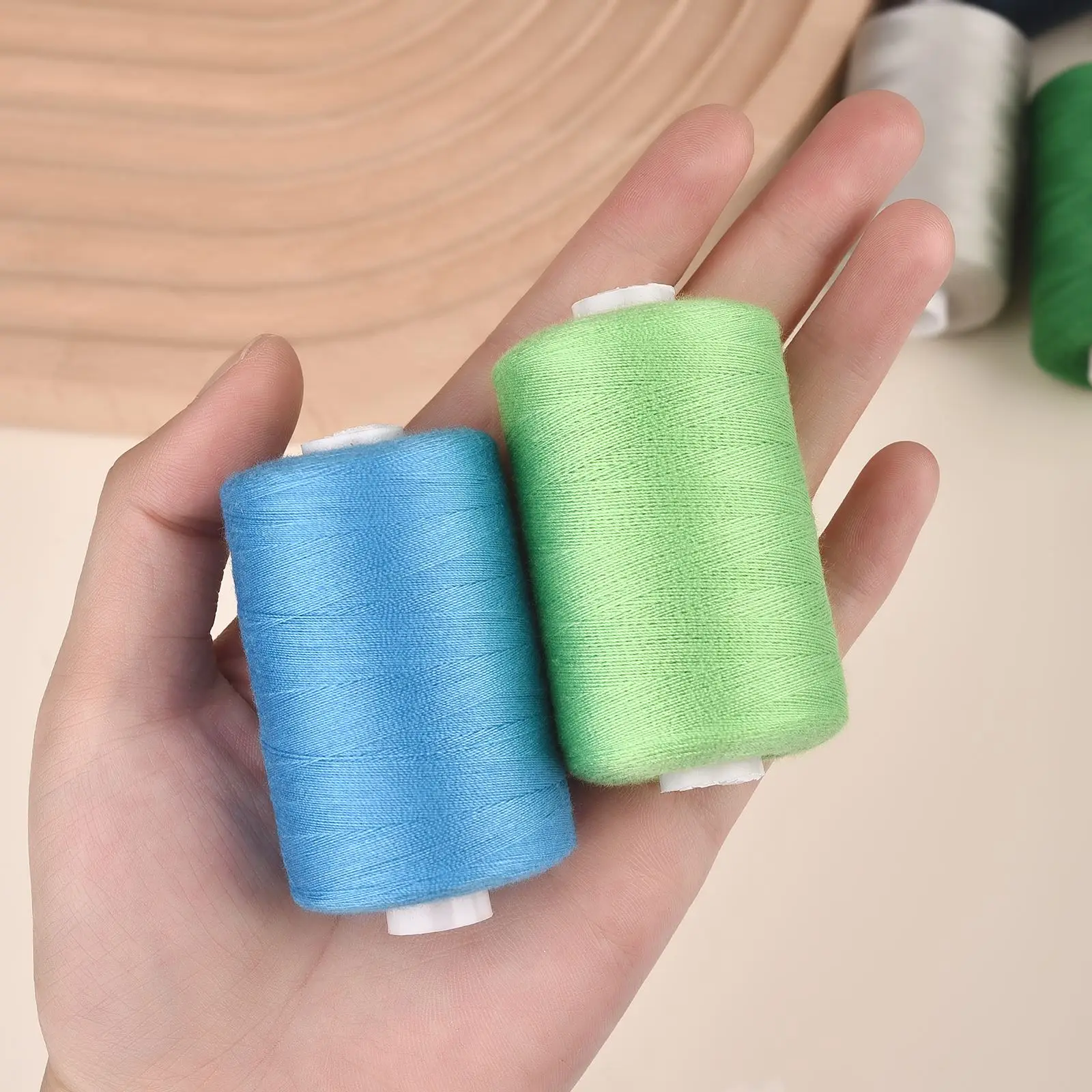 Sewing Machine Thread Color And White Household Hand-Stitched Polyester Needle Thread 300 Meter/Roll Home Sewing Accessories