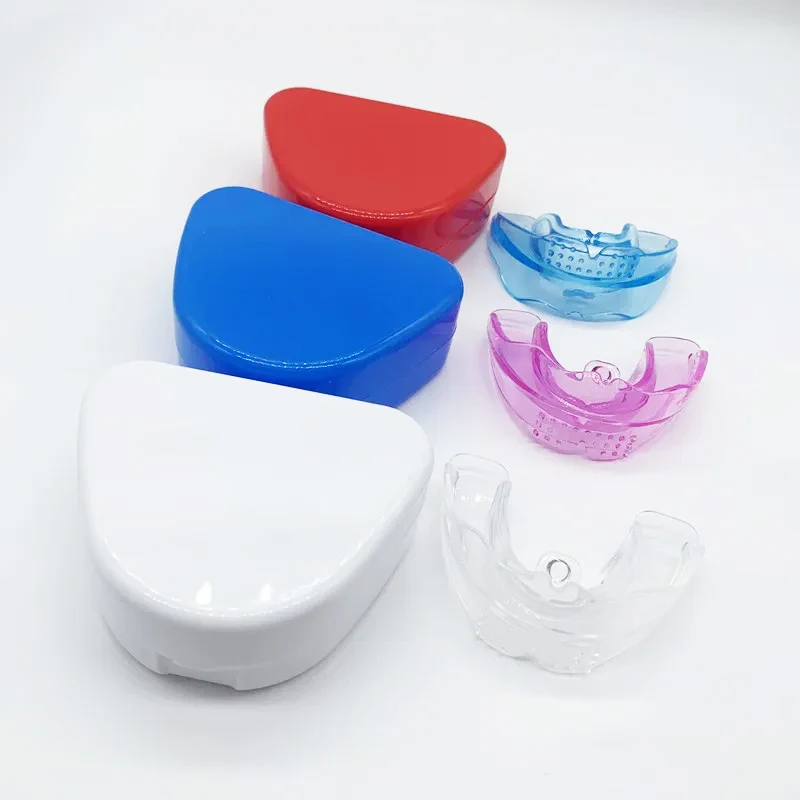 TPE Protector permanent makeup lip guard assist soft pink lip tattoo blush mouth guards with plastic box