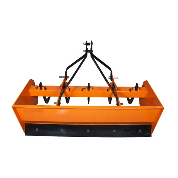 
3 point hitch box blade leveler for tractor, box scraper with rippers teeth cultivators agriculture machine scraper for tractor 