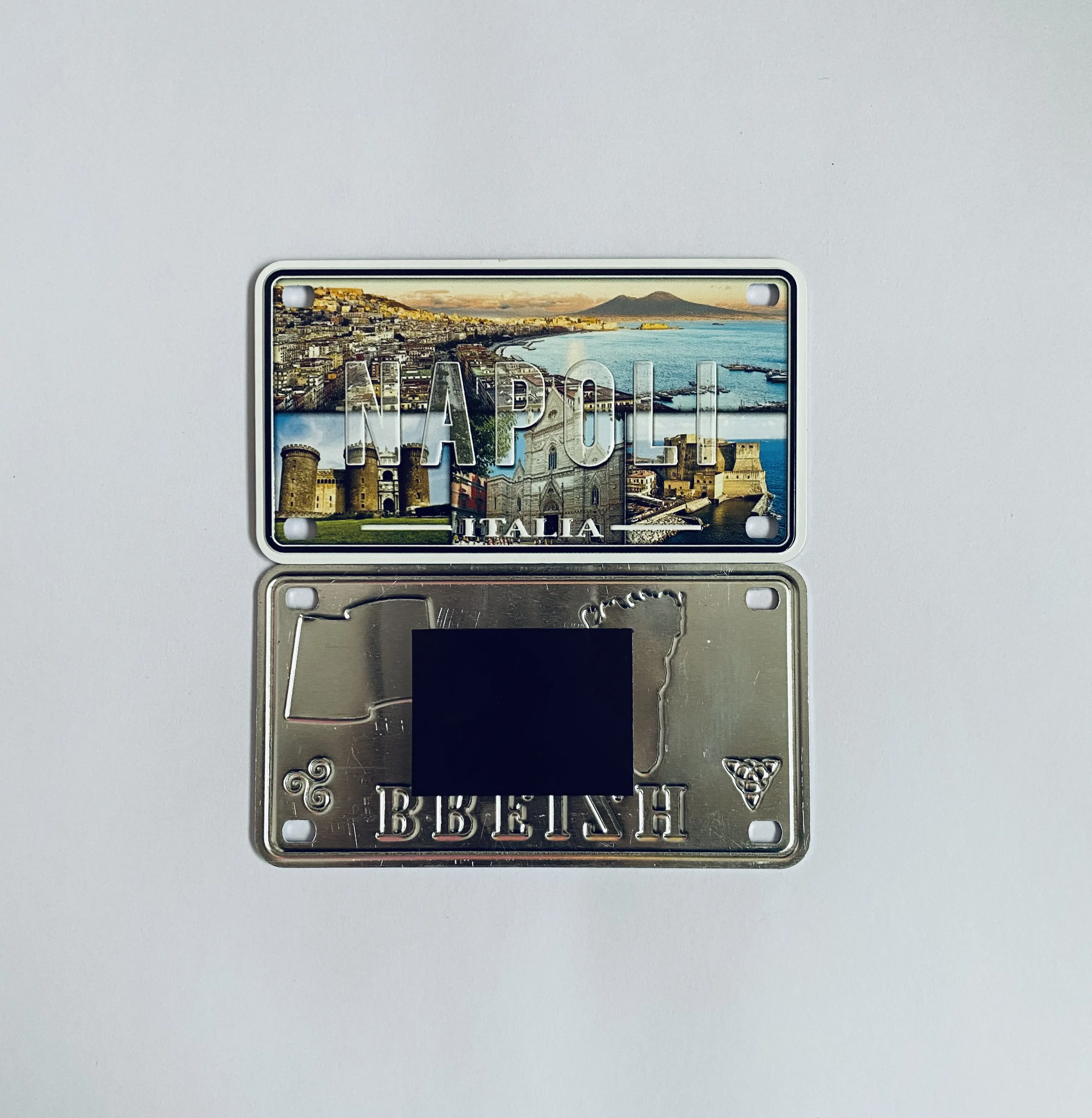 
Wholesale Cheap Customizeable Souvenir Fridge Magnet Flat Bike Plate Fridge Magnet 