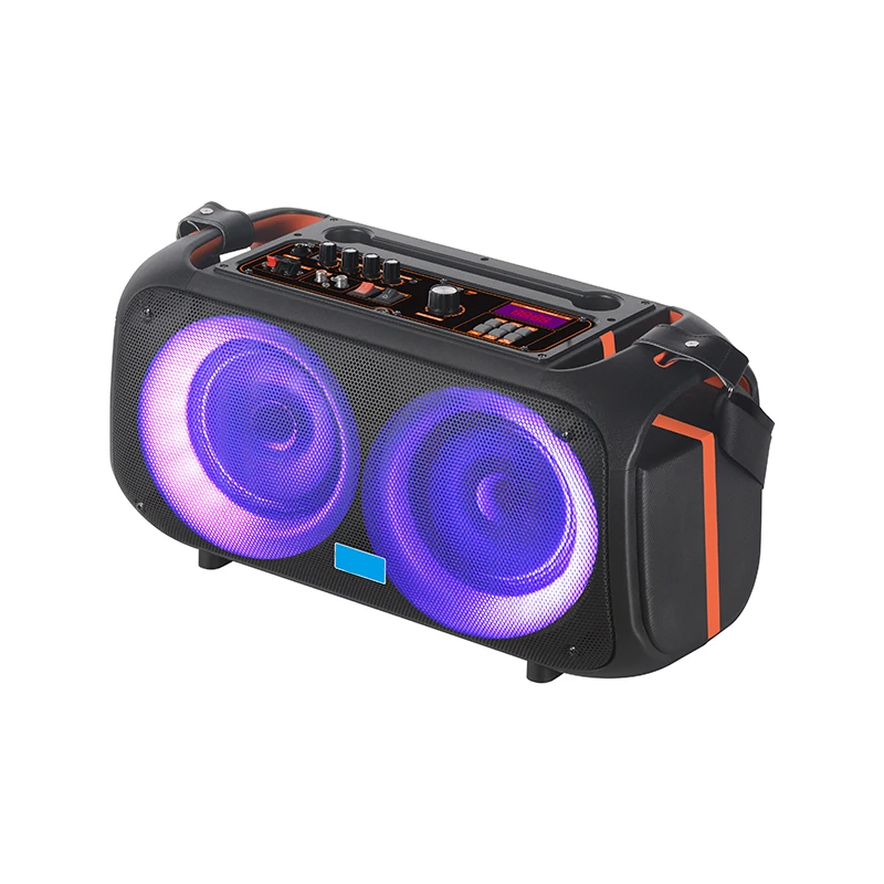 Chinese manufacturer fashional flame light portable wireless speaker for outdoors