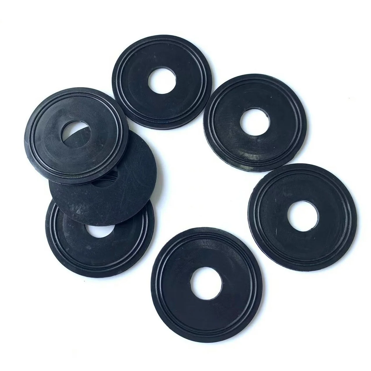Custom Silicone EPDM Neoprene round flat Rubber sealing gasket Washer
