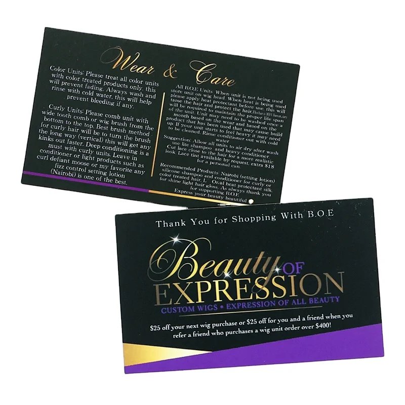 Custom Thank you card business Jewelry holder pop up card Custom shape paper card postcard