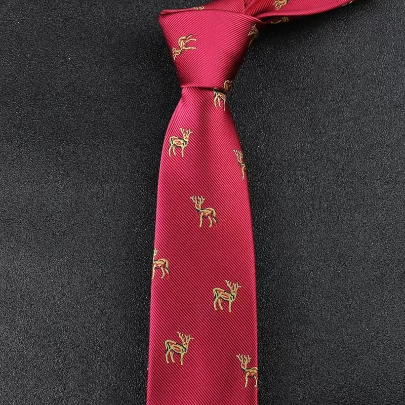 Luxury italian mens microfiber woven high quality embroidered animal green red casual form neck bow ties for men business