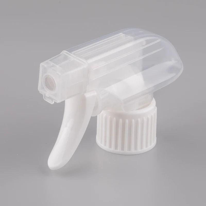 YUYAO Factory Supply All Plastic Trigger 28 400 410 415 Full Clear White Plastic PP Chemical Resistant Foam Trigger 28 410